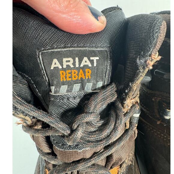 Ariat Mens Rebar Flex 6" Composite Toe Work Safety Boot Utility Steel Toe 11.5D - Picture 10 of 15